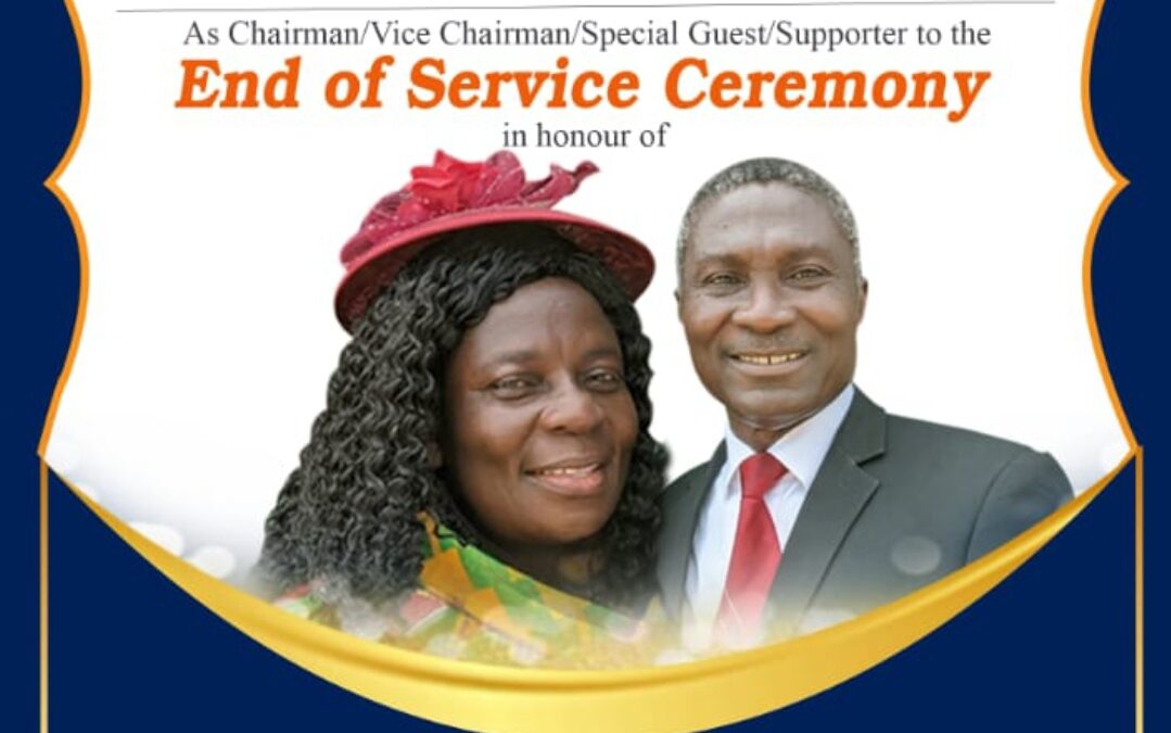 END OF SERVICE IN HONOUR OF ALICE OPOKU-ADJEI (MRS)